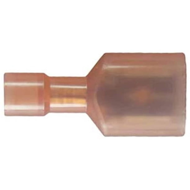Conector WirthCo 80874 macho de desconexión rápida totalmente aislado de nylon, paquete de 5