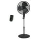 thumbnail image 1 of Ventilador de pedestal Lasko S16612 oscilante de 4 velocidades con control remoto de 16 pulgadas, 1 of 3