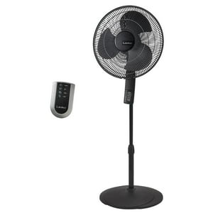 Ventilador De Pedestal Lasko S16612 Oscilante De 4 Velocidades Con Control Remoto De 16 Pulgadas
