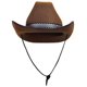 thumbnail image 2 of Sombrero de vaquero Dress Up America Brown para adultos y adolescentes, 2 of 5