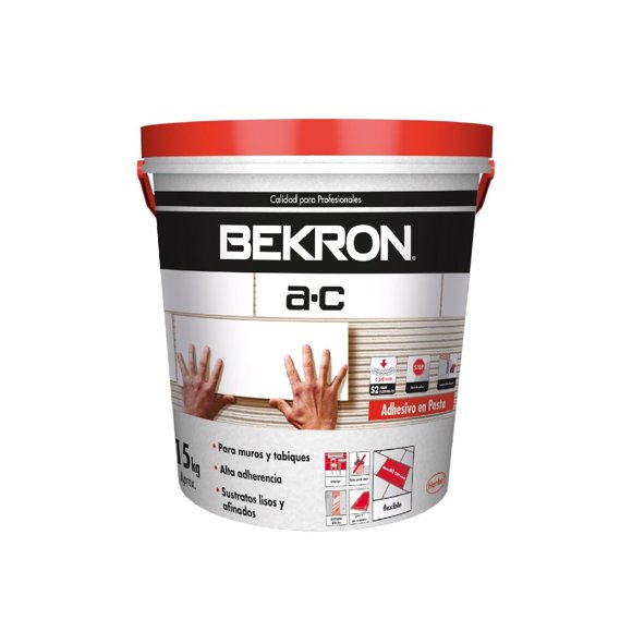 Adhesivo Cerámico Ac Pasta 15kg Bekron