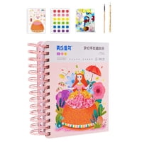 Bothyi - Dress Up Sticker Book Diy Girls Handcraft Princess Reutilizable Para Niños A Partir De 4 Años