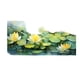 thumbnail image 1 of Cuadro flores de loto amarillo y verde 100x50 cm, 1 of 3