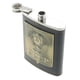 thumbnail image 3 of Rusia Frasco De Cadera De Alto Grado 230ml / 8oz Botella De Whisky Flagon De Acero Inoxidable, 3 of 5