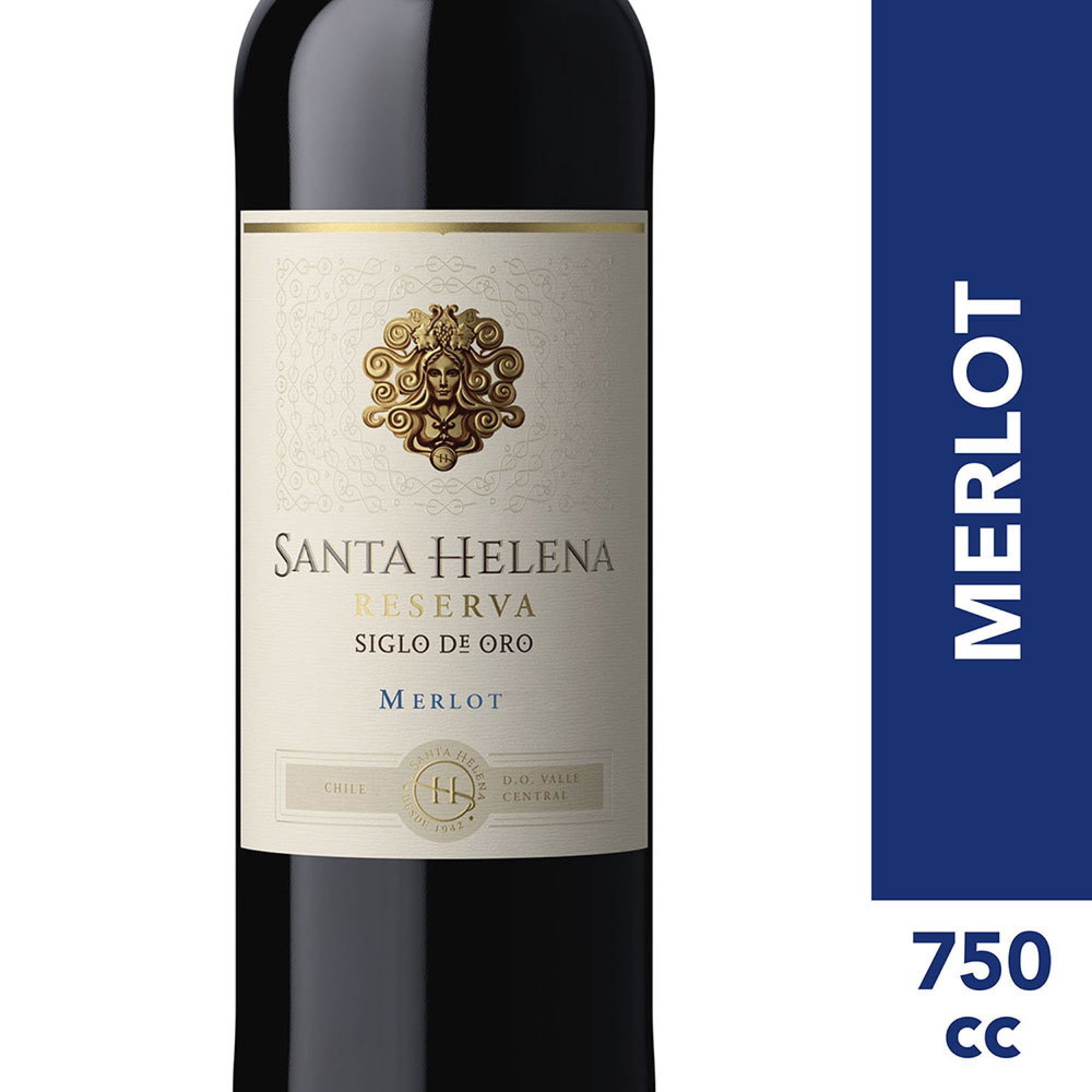 Vino Tinto Reserva Merlot 12° Botella 750 cc Santa Helena