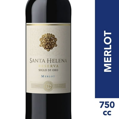 Vino Tinto Reserva Merlot 12° Botella 750 Cc Santa Helena