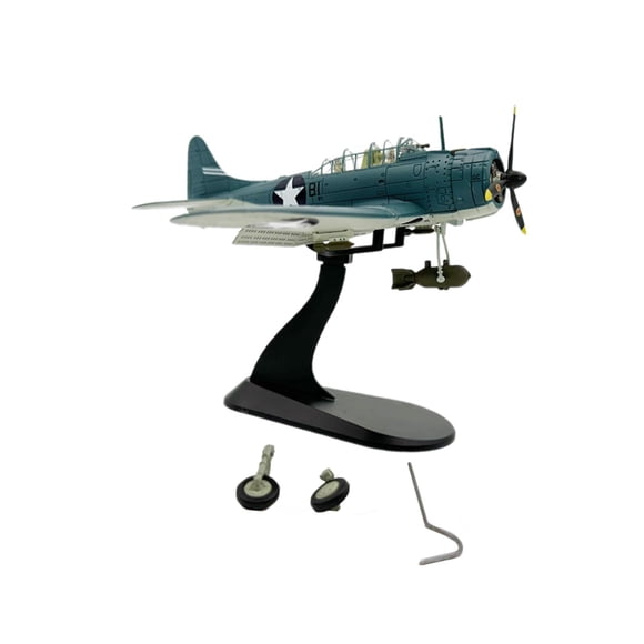 Alloy Fighter-juguetes Para Niños, 1/72 Sbd-3, Bombardero De Buceo Para Estantería, Sala De Estar, Hogar