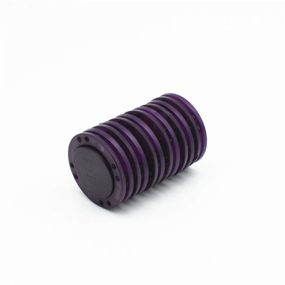 Botones magnéticos para coser Magerial 26 mm color púrpura, juego de 6