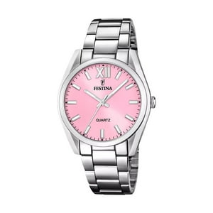 Festina - Reloj Boyfriend Cuarzo Esfera Rosa Acero Inoxidable F20622-M Para Mujer