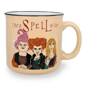 Taza Camper De Cerámica Disney Hocus Pocus Put A Spell On You, 600 Ml