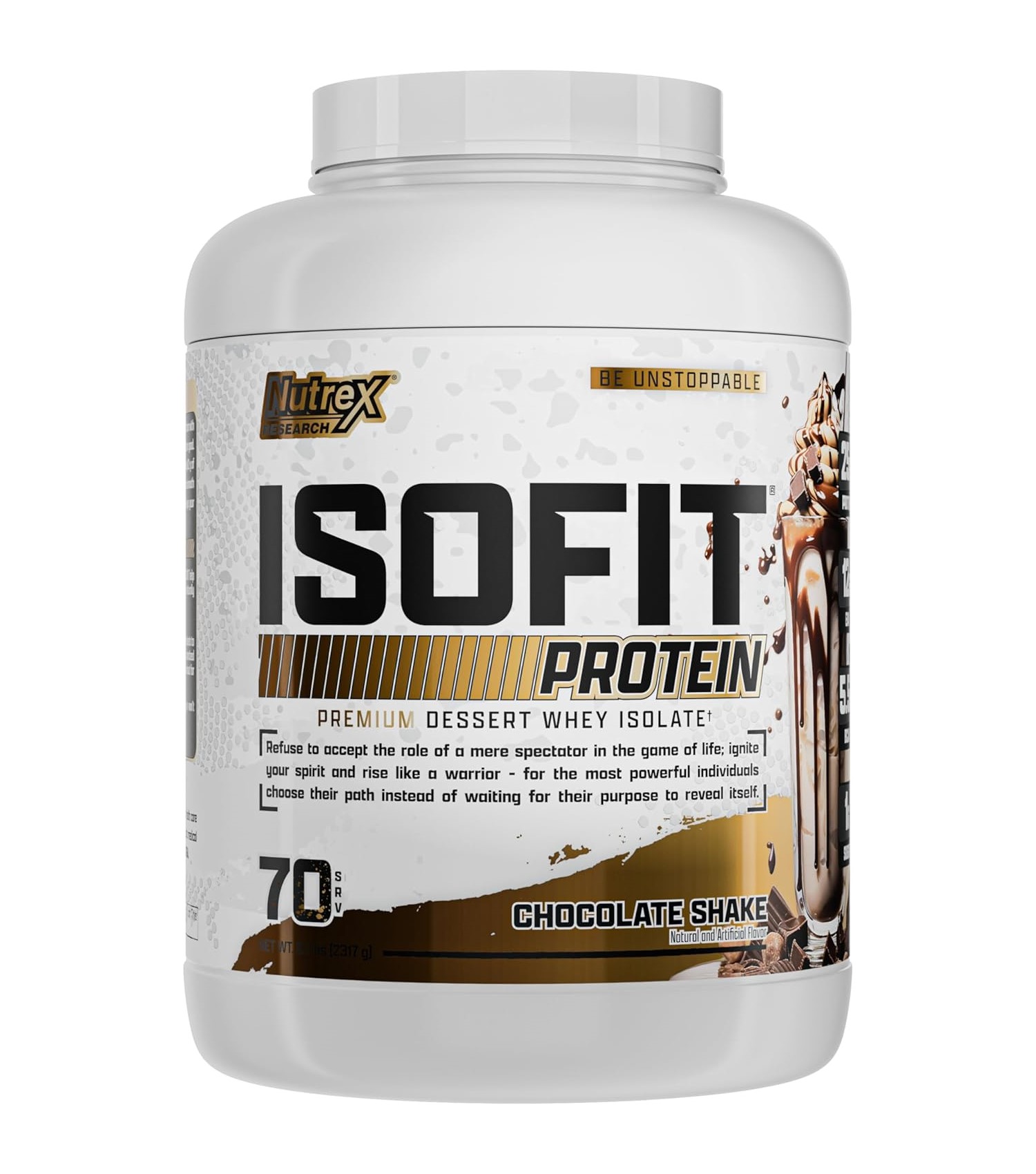 Nutrex Proteina Isofit Whey Protein Isolate 5 Lbs Chocolate