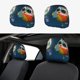 thumbnail image 1 of Eva, la Lechucita Funda Protectora Universal para Reposacabezas de Coche, Funda Elástica para Reposacabezas de Asiento de Auto, Funda de Tela Antipolvo, Accesorios de Interior 2 Piezas, 1 of 6