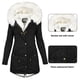 thumbnail image 4 of Abrigos de invierno para mujer, abrigos de forro polar con capucha para mujer, chaquetas de invierno para mujer, 4 of 5