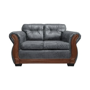 América Decora - Sofá Con Resorte Estructural 2 Personas Taurus Envejecido Gris X