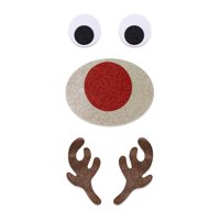 Magideal - Pegatina De Puerta Con Temática Navideña, Tela Decorativa Para Puerta Navideña, Murales De Pared Familiares Para Decoración De La Habitación Del Hogar Cabeza De Alce