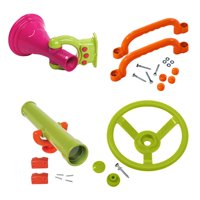 Magideal - Accesorios Para Patio De Juegos Al Aire Libre, Piezas De Accesorios Para Columpio, Juego De Trompeta, Rueda De Barco Pirata Para Niños, Patio Trasero,