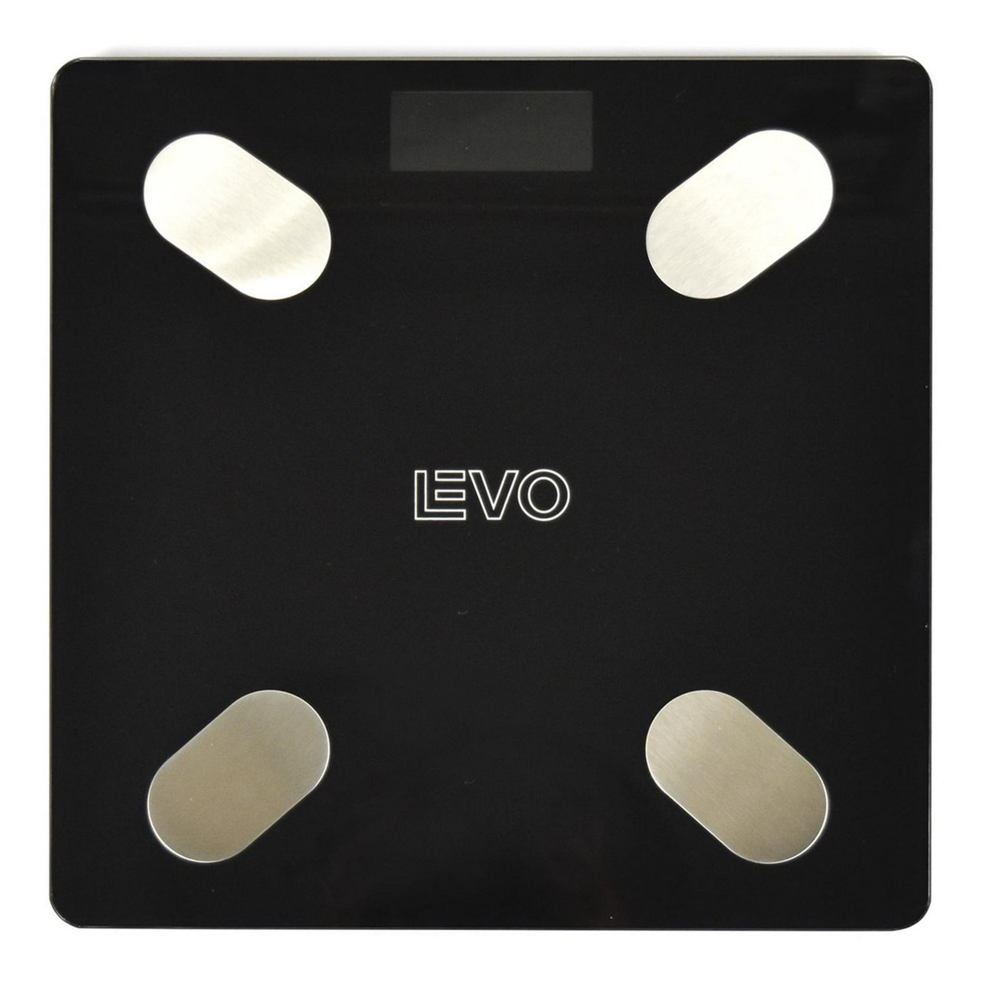 Levo - Pesa Digital Balanza Baño Bluetooth Negra Inteligente Negro