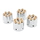 thumbnail image 4 of 4x Tapas Tornillos Motor Repuestos Para Harley-Davidson Sportster Modelos Argent, 4 of 5