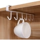 thumbnail image 3 of Colgador Organizador Soporte Tazas Utensilios Cocina Metal Blanco, 3 of 3