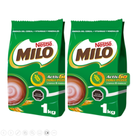 Pack X 2 Bolsas Saborizante Para Leche Milo® Activ-Go® 1000G