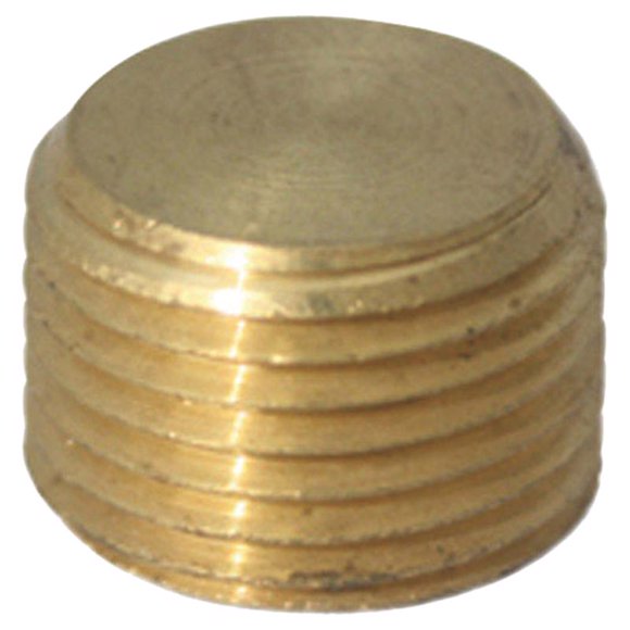 Tapón contrahundido ATC de latón de 1/2 pulgada MPT (paquete de 5)