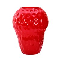 Magideal - Jarrones De Fresa Florero Ornamento Centros De Mesa Decorativos Plantas Maceta Florero De Vidrio Florero De Mesa Para Oficina Café Restaurante Regalos S