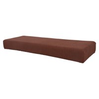 Bothyi - Funda De Banco Elástica Para Silla De Comedor, Decoración Del Hogar A Prueba De Polvo, Lavable Para El Hogar, Color Marrón