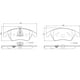 thumbnail image 2 of Pastillas Freno para auto Mercedes Benz SLC180 2016-2020 Delantero, 2 of 3