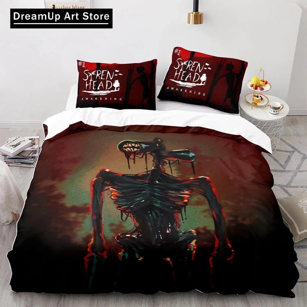 Siren Head Bedding Set Duvet Cover Bed Set Quilt Cover Boys Adult Home Textile