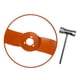 thumbnail image 5 of Placa protectora de plántulas Accesorio de cortacésped de metal resistente Protector multifuncional de repuesto universal Fácil de instalar con llave S, 5 of 5