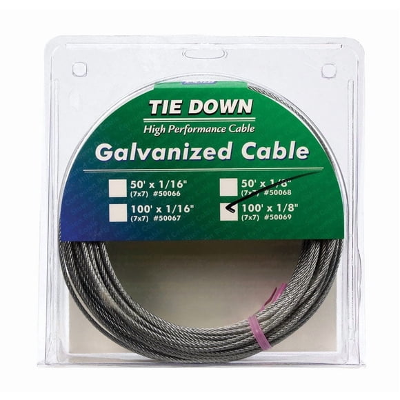 Acero galvanizado de ingeniería para amarre de cables para aviones, 1,8 mm