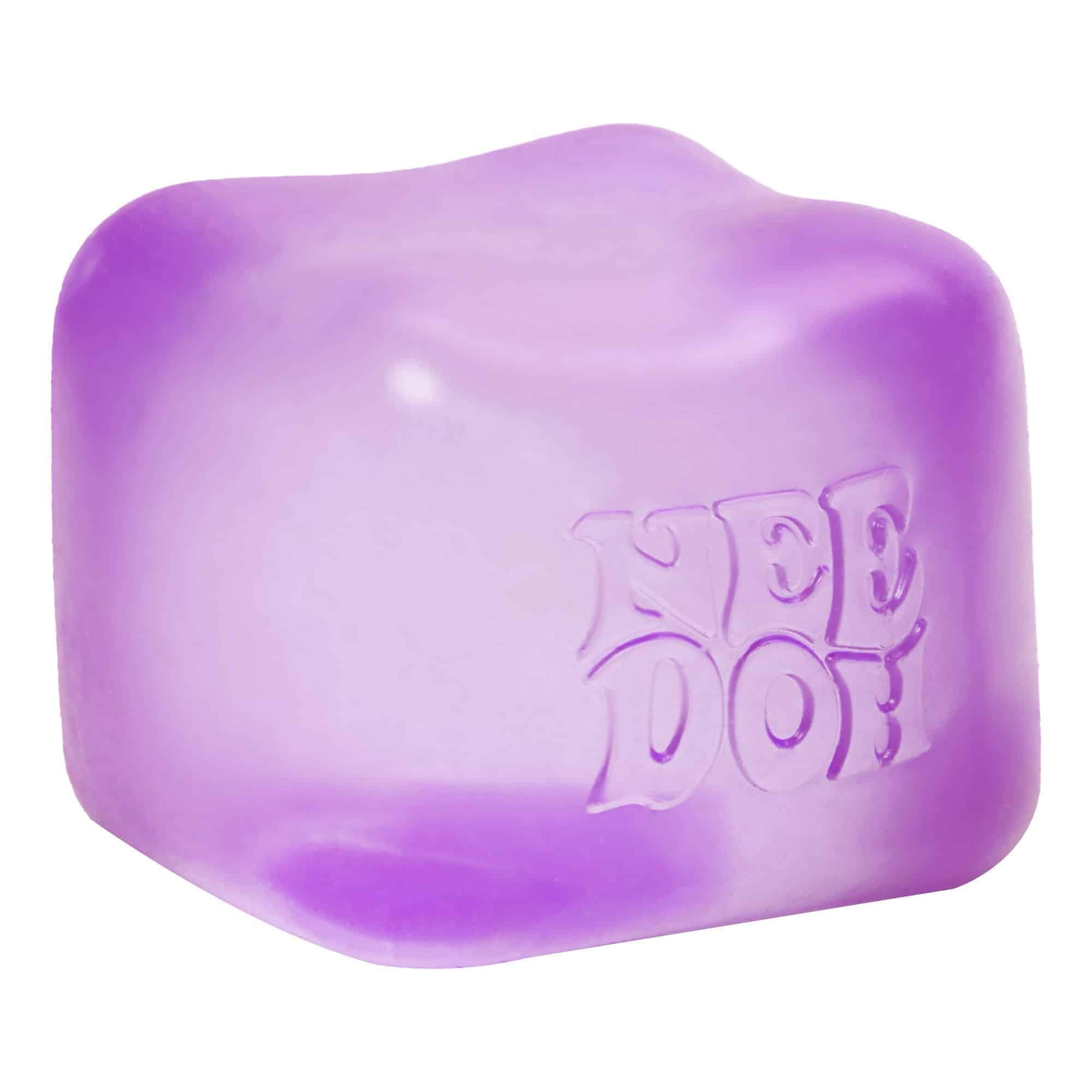 Juguete Sensory Squeeze, Schylling Needoh, Nice Cube, Color Morado