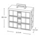 thumbnail image 4 of Caja organizadora modular gavetas 3 niveles 3x80 Negro Plástico Rimax Negro, 4 of 4