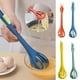 thumbnail image 2 of 1pc Multifunctional 3 In 1 Egg Beater Milk Mixer Pasta Noodle Tongs Manual Food Clip Egg White Separation Baking Tool Cream Mixer Salad Tool Kitchen Gadgets 11.02in×2.76in, 2 of 5