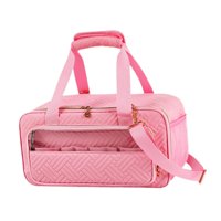 Magideal - Bolsa Organizadora De Pintura Acrílica, Bolsa De Almacenamiento De Marcadores, Portátil, De Fácil Limpieza, Estuche De Almacenamiento De Suministros D Rosa