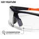 thumbnail image 2 of Lentes de seguridad KLEIN TOOLS 03614 bifocales con aumento +1.50 dioptrías, 2 of 7