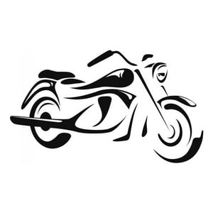 Rienda Libre Graphics - Decomural Cartoon Motorbike Motorcycle Ws-15343