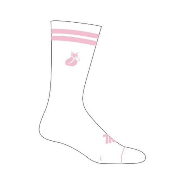 Calcetin Tilki Comfort Line Blanco/Rosa Pack X3 Tenis Padel