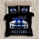 thumbnail image 1 of Ford Mustang Car Black Quilt Duvet Cover Set Double Children Soft3-Piece Bedding Set, 1 of 5