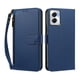 thumbnail image 1 of Funda Tipo Billetera para Motorola Moto G Power 5G 2024 con Soporte y Bolsillo con Cierre Azul profundo, 1 of 1