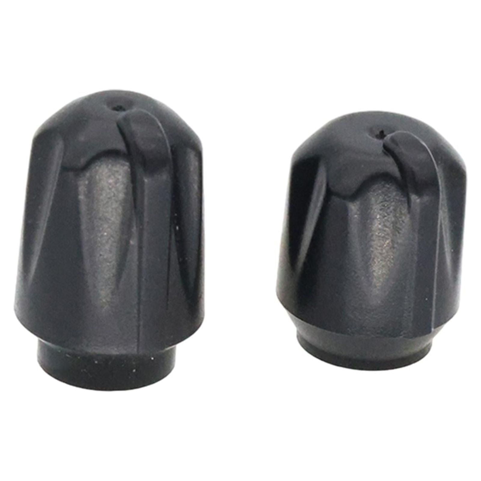 Magideal - Perilla De Canal De Volumen De Radio De 2 Piezas, Perilla De Volumen Y Canal De Radio, Tapa De Botón, Tapa De Botón De Perilla De Canal Negra Para Fác