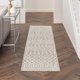 thumbnail image 1 of Alfombra de área Nourison Positano gris claro 61 × 183 cm corredor, 1 of 9