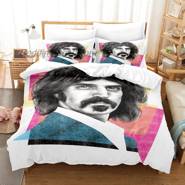 Frank Zappa Bedding Set Bed Set Aldult Kid Bedroom Duvetcover Sets Hip Hop bed sheet