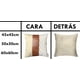 thumbnail image 3 of Funda Cojin Decorativo EcoCuero ZigZag Crema y Blanco 60x60, 3 of 3