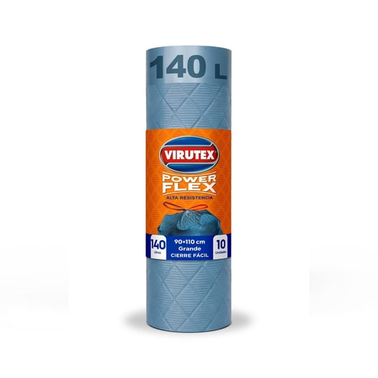 Bolsa Para Basura Power Flex Grande 90x110 Cm 1 Un Virutex