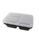 thumbnail image 2 of Set De Contenedor Meal Prep 1200ML Plástico 5 Piezas Negro, 1 Un, 2 of 2