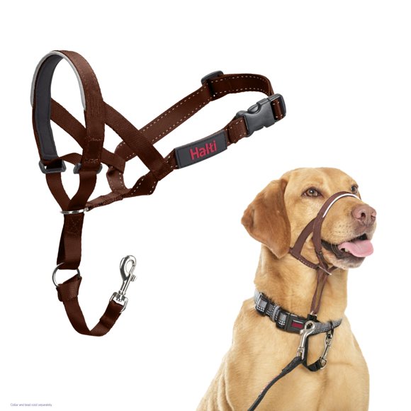 Collar de cabeza Halti talla 3 color Nogal Profundo – Collar de adiestramiento