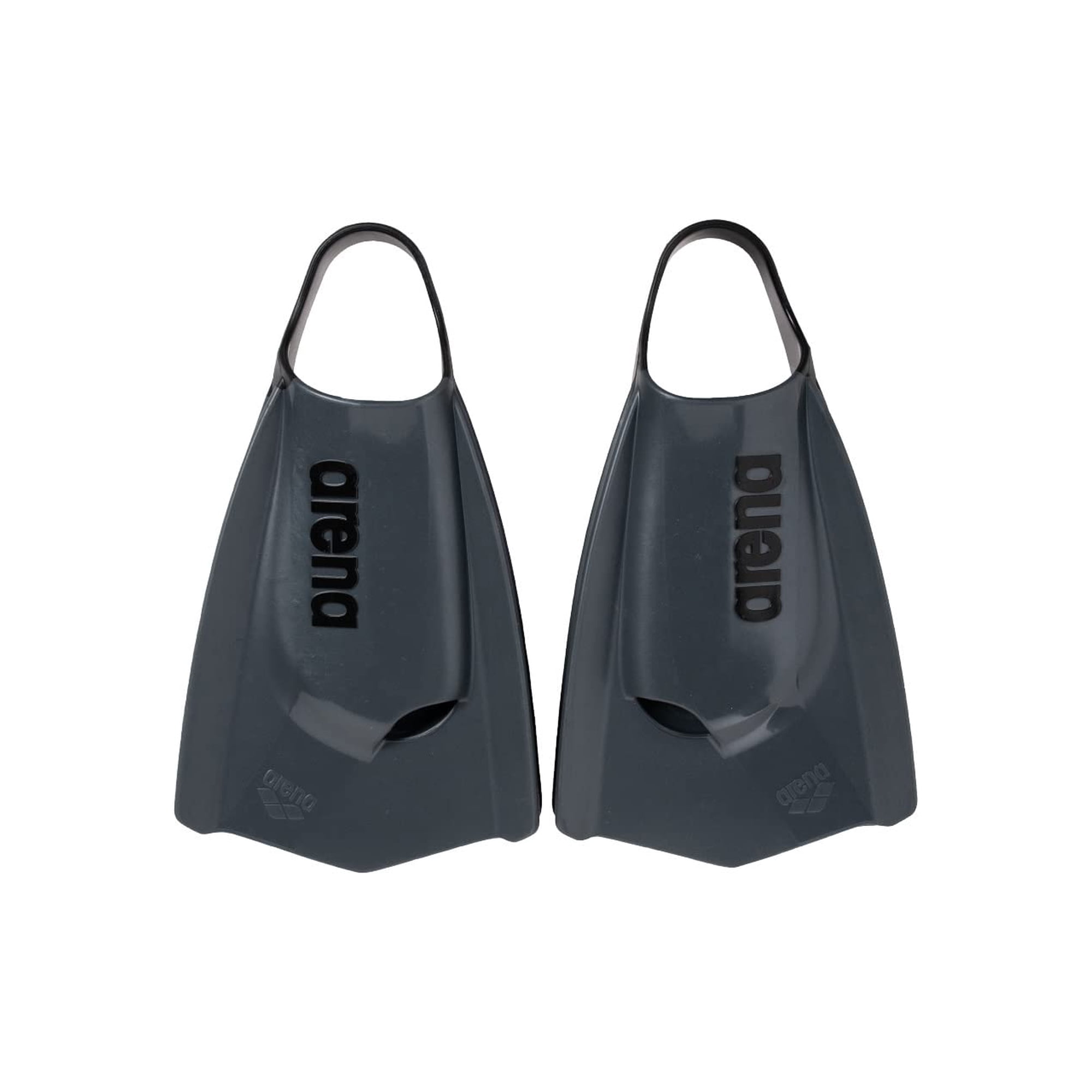 Aletas De Entrenamiento De Natación Arena Powerfin Pro Ii De Silicona Negras