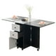 thumbnail image 1 of Mesa comedor plegable multiuso Gris/negro, 1 of 6