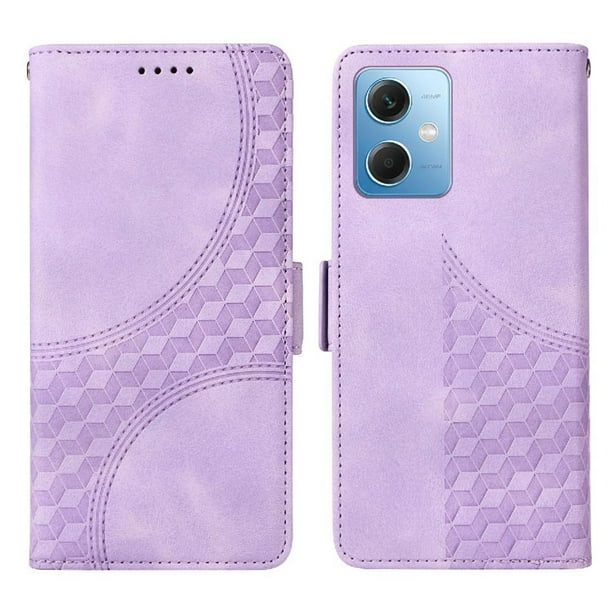 Carcasa FOXDOCK Xiaomi Poco X5 5G de cuero PU, diseño acolchado clásico, protección contra caídas y rayones